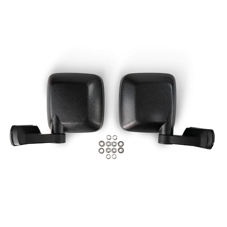 Dv8 Offroad 1821 WRANGLER JL 2021 GLADIATOR HALF DOOR W ALUMINUM MESHFRONT SET OF 2 HDJL-01F